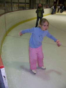 Katie skating